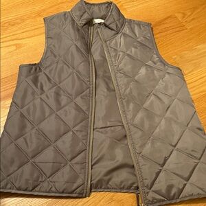 Mud Pie Taupe Quilted Vest